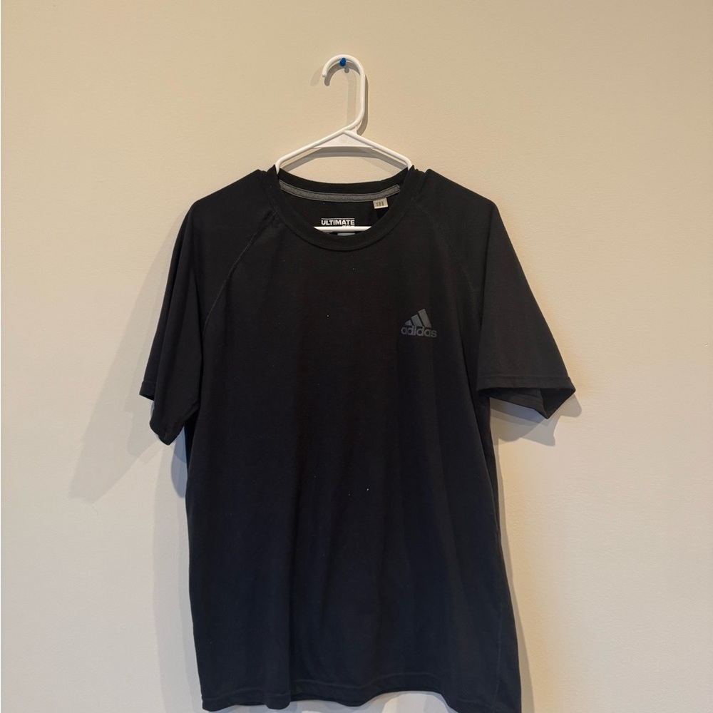 adidas Black Short Sleeve Tee